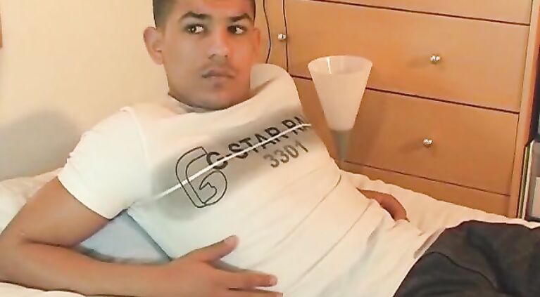Nader French straight guy serviced in spite of him.