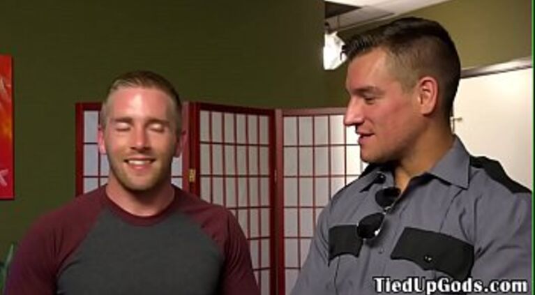 BDSM dom massaged by sub before cocksucking