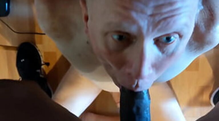 Hard BBC Face Fuck and Cum
