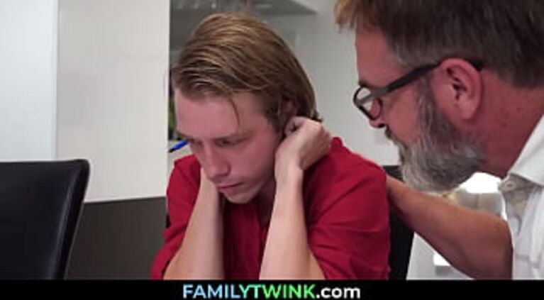 FamilyTwink.com ⏩ Nervous Boy Corrupted by his Muscular Step Father | Skylar Hill, Kristofer Weston
